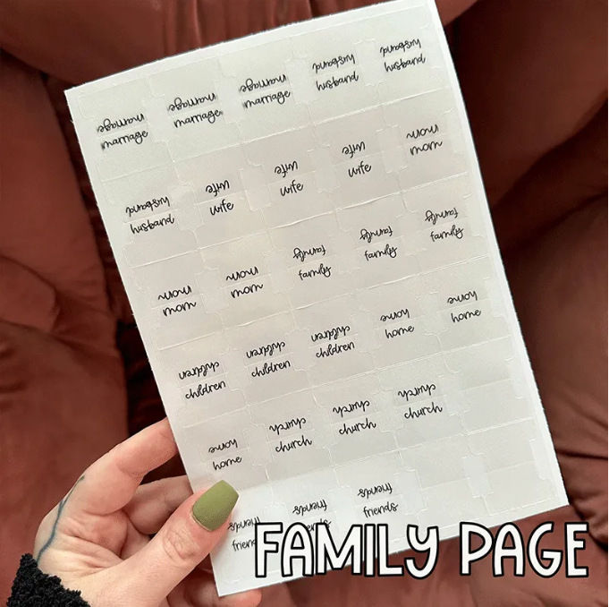 FamilyPages26CM × 20CM