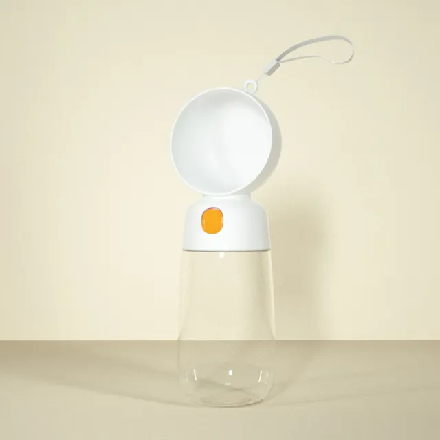 Pet Outing Cup Dog Kettle Portable White Drinking Water 565Ml - Shop at LoveMi