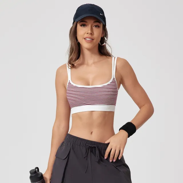 Sports Running Fitness Clothes Beauty Back Vest White - Shop at LoveMi