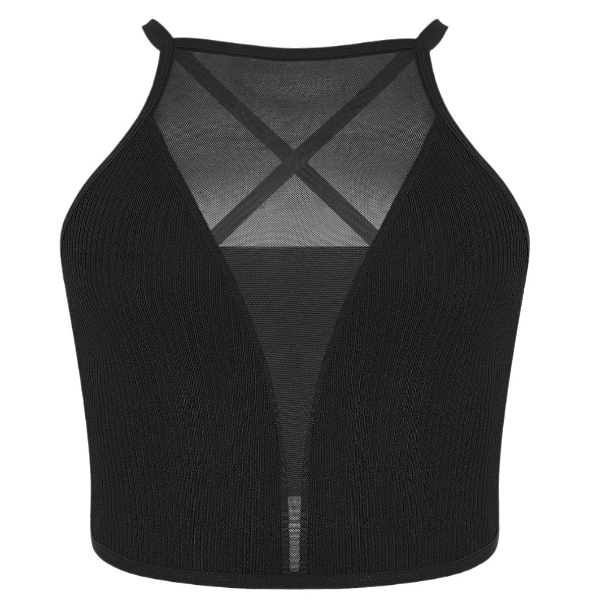 Women's Slim Vest Mesh Hollow Bra - Image 2