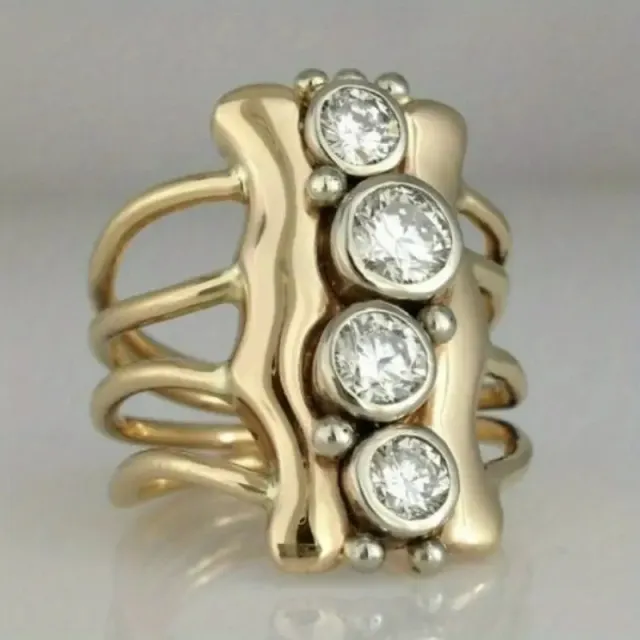 New Retro Creative Fashion Ring Gold - Shop at LoveMi