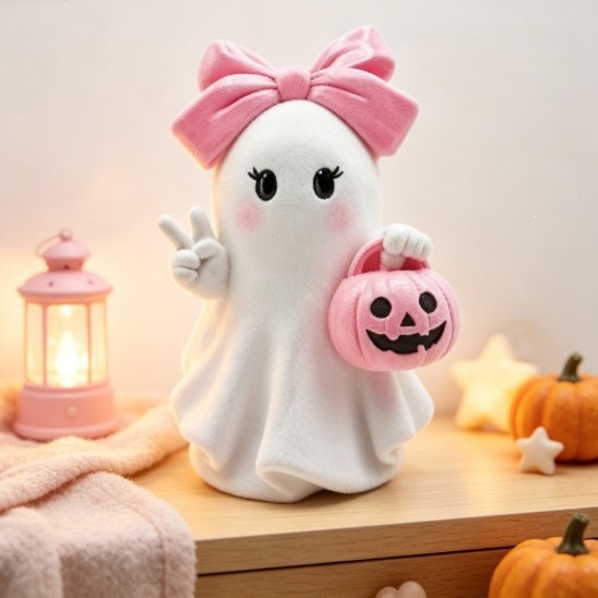 New Arrival Halloween Ghost Pumpkin Resin Home Desk Decor everydayshopit media