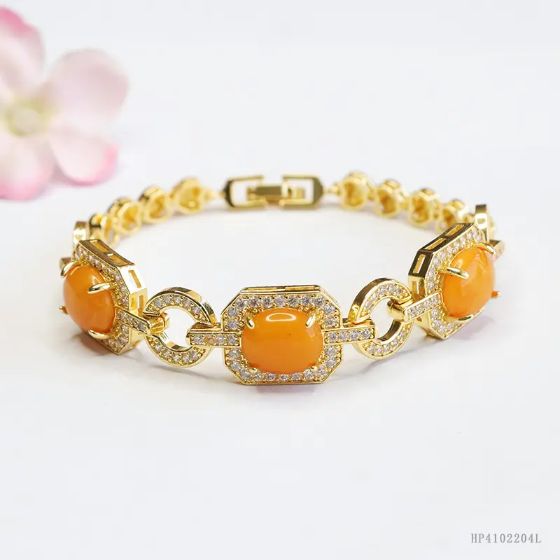 Amber BraceletRussian Material Honey Bracelet