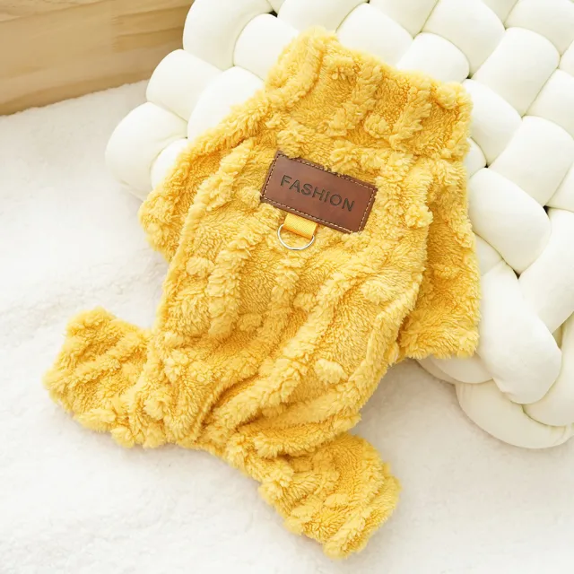 Pet Dog Cat Clothes Cat related Products Autumn And Winter Jarre Aero Bull Yellow - Shop at LoveMi