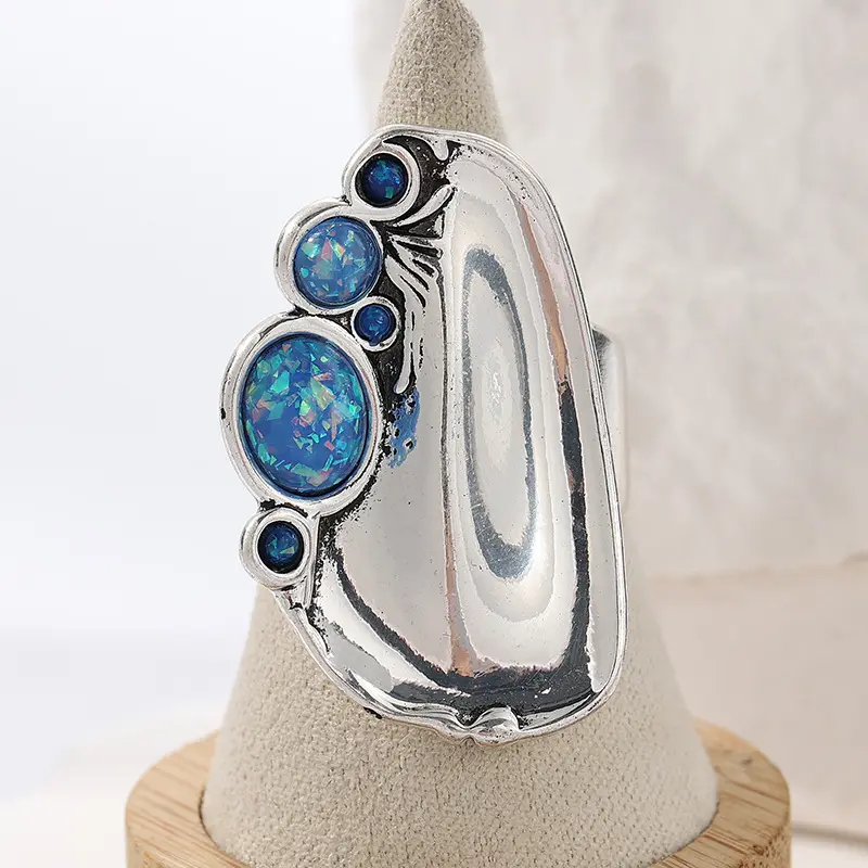 Vintage Unisex Design Multi-layer Ring