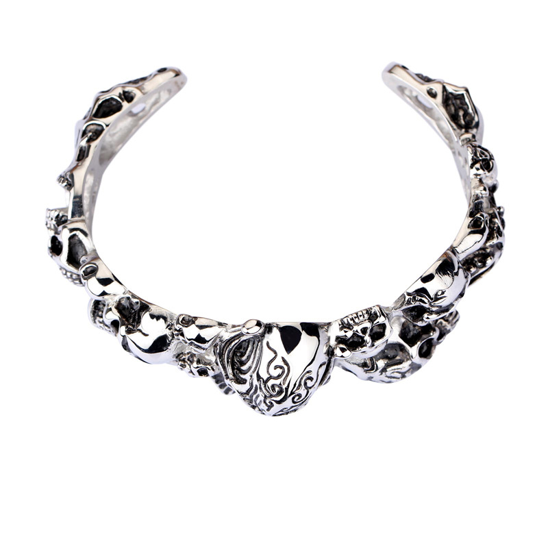 Personality Skull Titanium Steel Men's Bracelet