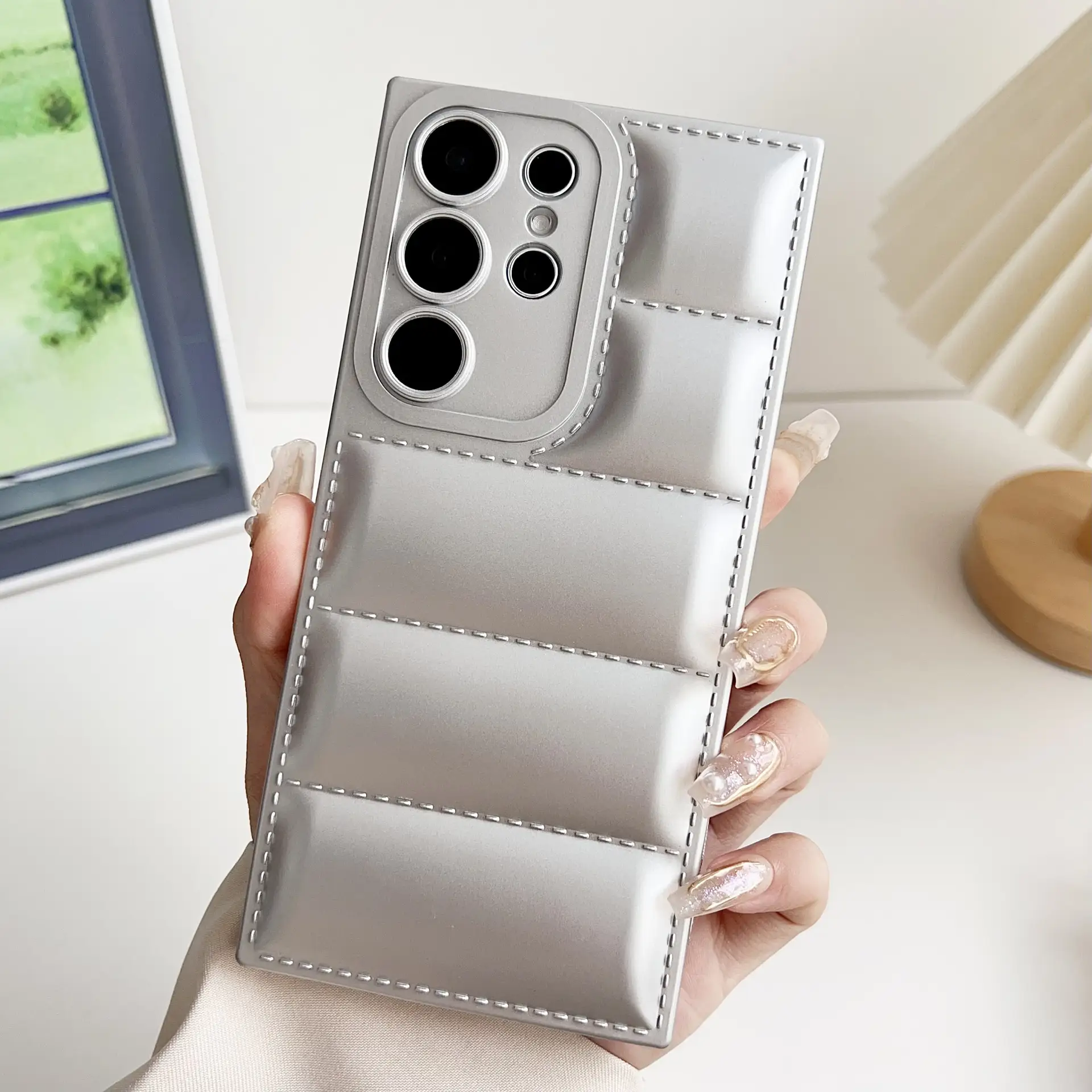 Liquid Down Jacket Airbag Drop-resistant Phone Case