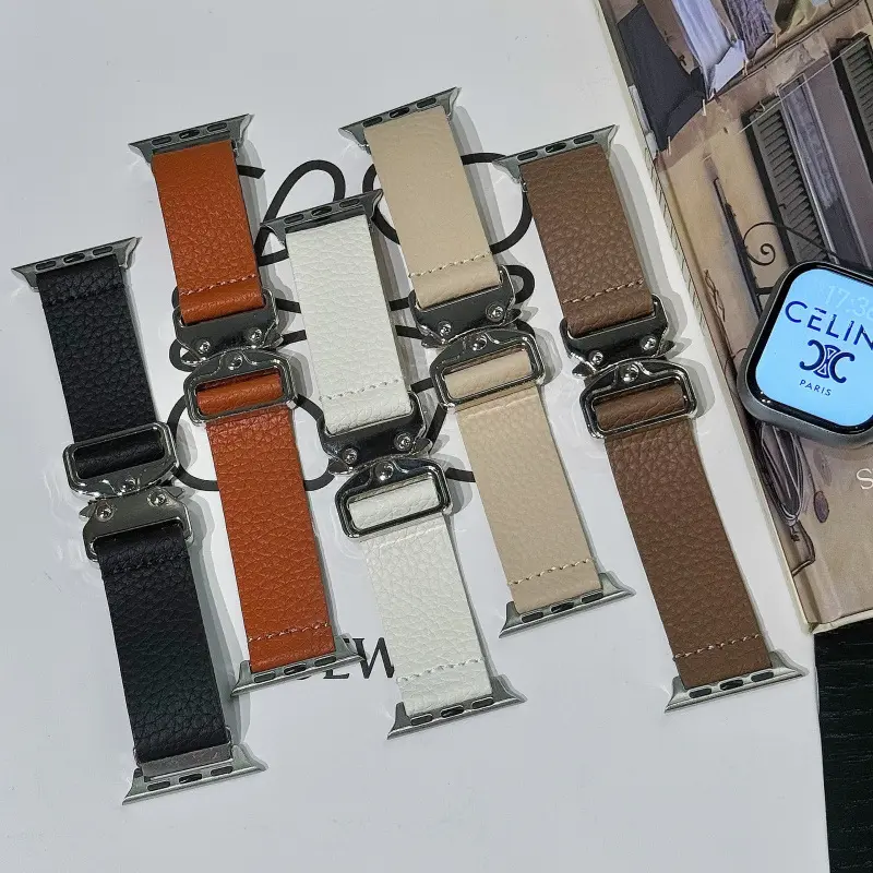 Watch With A Lychee-pattern Buckle Strap