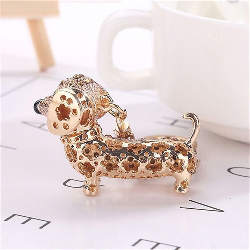 Title 8, Beautiful Dachshund Keychain