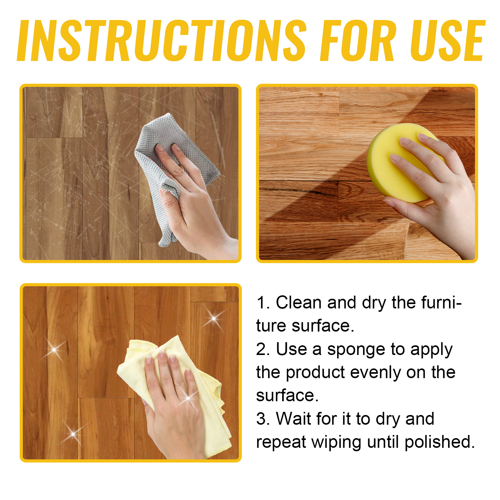 Title 3, Household Wooden Floor Protection Cleaning Main...