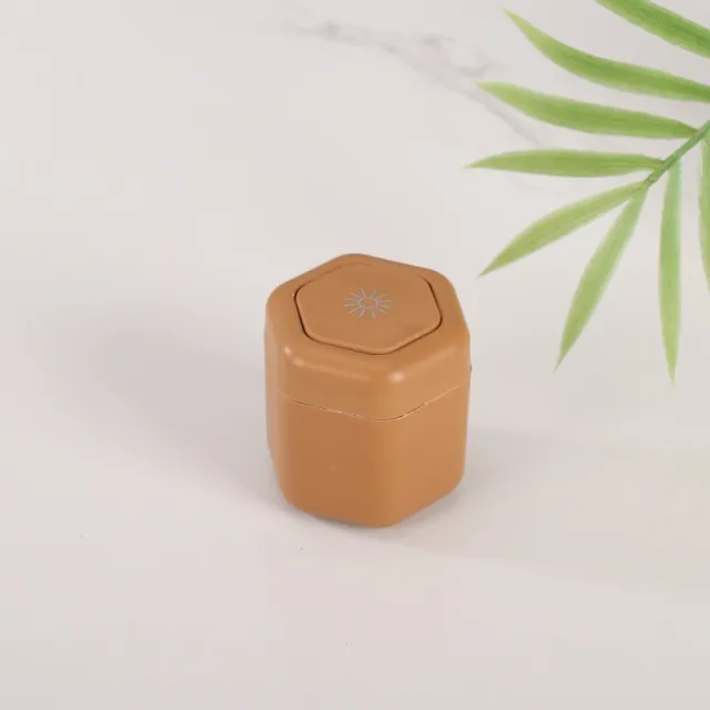 Travel Capsule Set Portable Container Sub packaging Skin Care Capsule Box Dark Brown 3 Pack - Shop at LoveMi