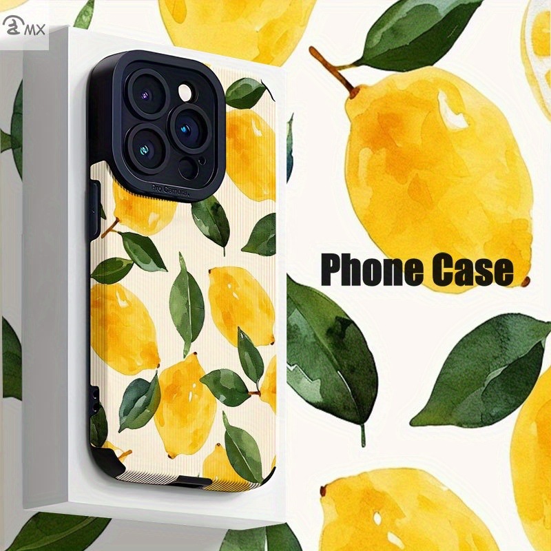 Light Sweet Lemon Suitable for 17Promax Phone Case Pupil Eyes 5