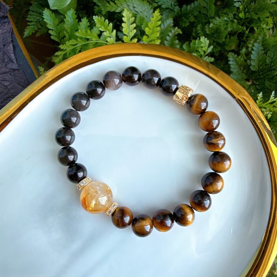 Natural Crystal Beaded Bracelet, picture 6 of 11