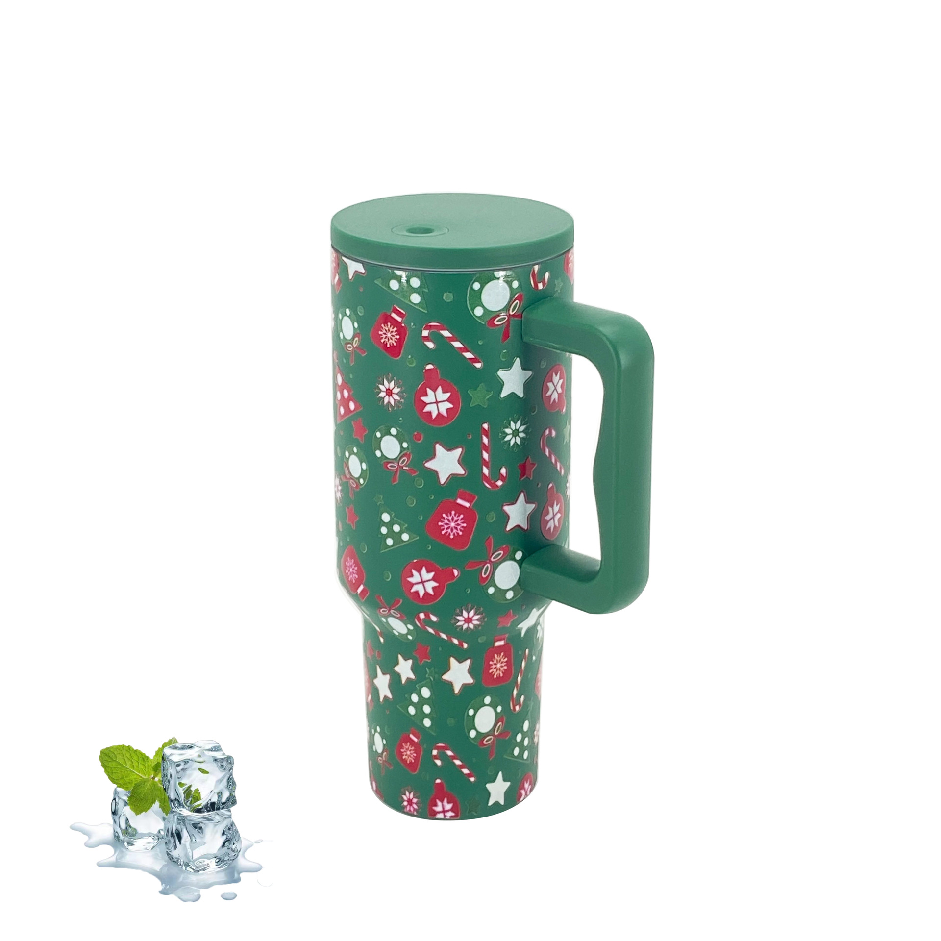 Title 6, 5D Creative Christmas 40oz Handle Cup