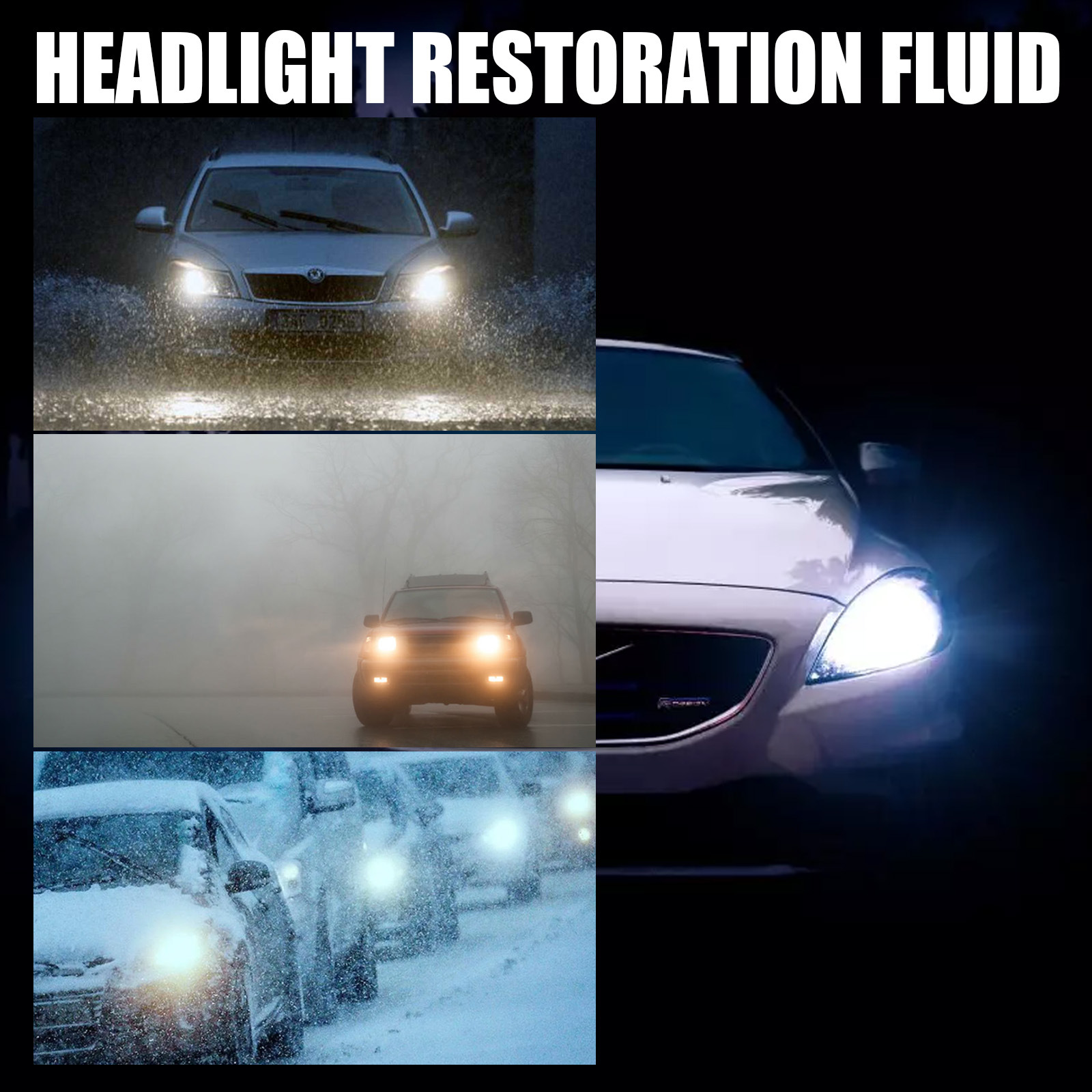 Title 6, Car Headlight Repairing Liquid Brightening Plat...