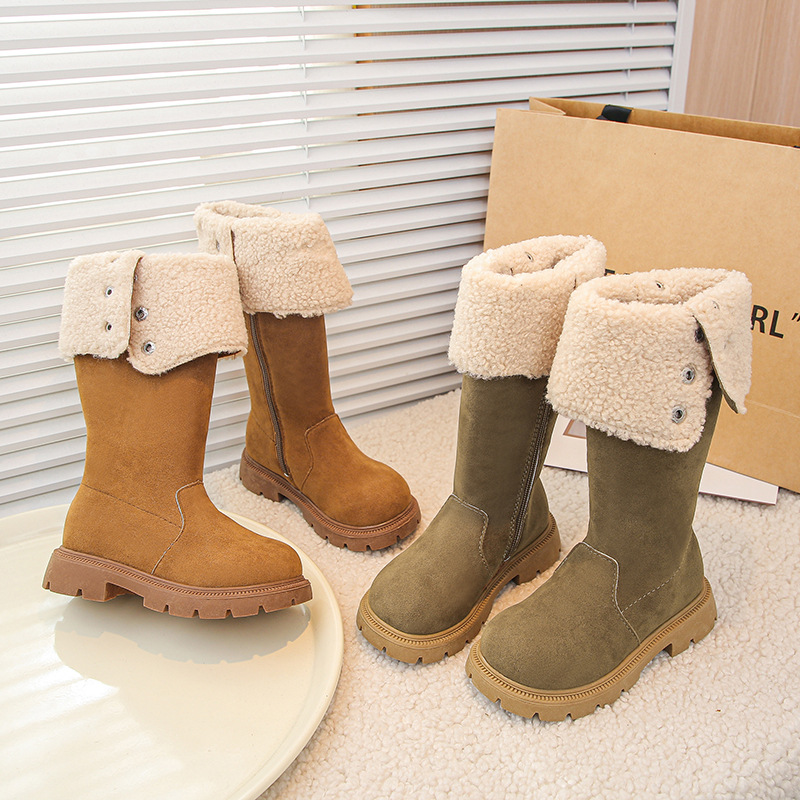 Fashionable Fleece-lined Warm Snow Boots