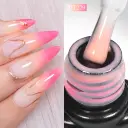 Shimmering Thermal Gel Fashion Nail Polish PU Protective Film For Nail Art view 7