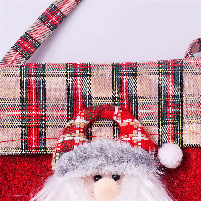 Christmas Cartoon 3D Doll Candy Gift Bag