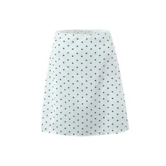 Sweet Polka Dot Print 2-piece Set Sexy Slim Fit - Lj6642 White Skirt - View 1