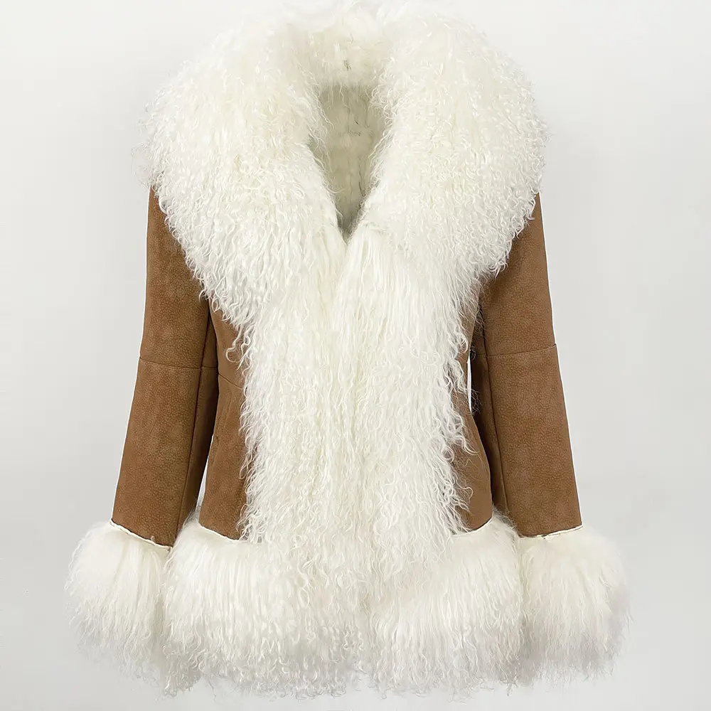 Thickened Wool Jacket with a Suede-like Finish