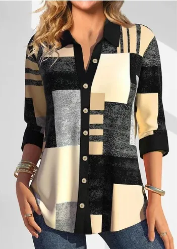 Women's 3D Printed Long sleeved Shirt Style4 - Shop at LoveMi
