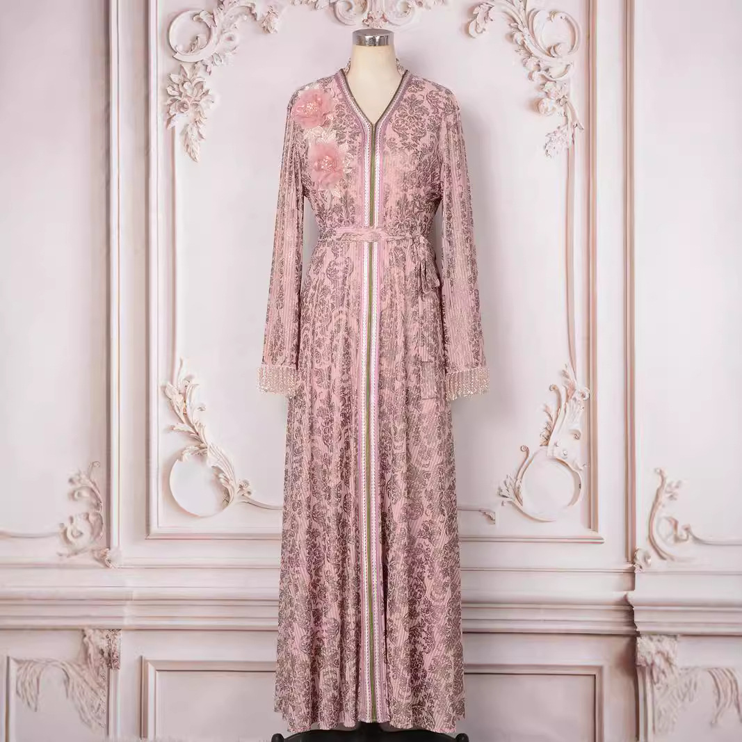 Sequin Long Sleeve Maxi Dress, picture 5 of 6