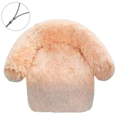 Zipper Removable Washable Plush Kennel Plush Blanket Integrated Pet Bed Dog Sofa Bed Delivery Standard - Deep Beige - View 1