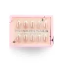 Solid Color Short Almond-shaped Nail Tips 30 Pieces High-end view 3