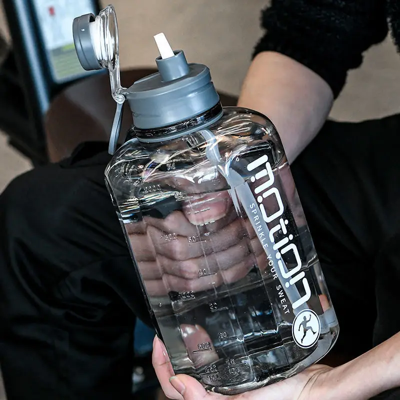 Sports Ton Ton Kettle Cross-border Large Capacity Fitness Cup Camping Outdoor Drinking Glass Ton Barrels
