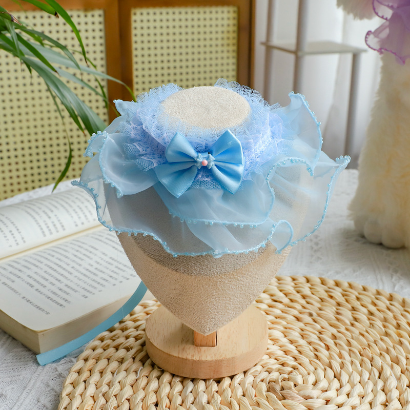 Lace Pom-Pom Pet Collar