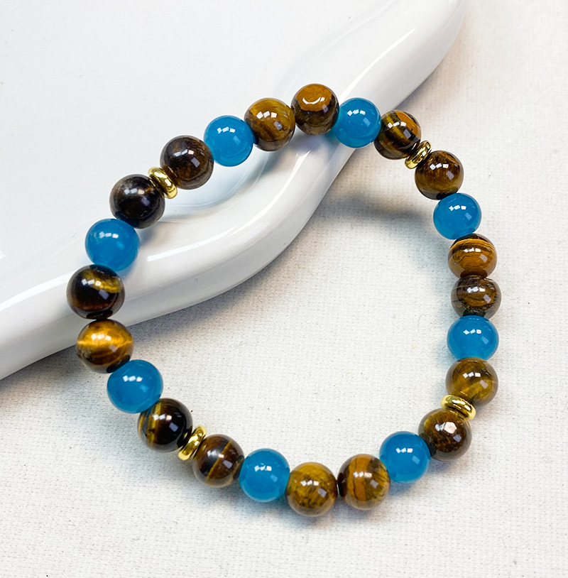Natural Stone Bead Bracelet For Protection And Relief
