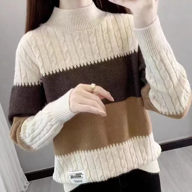 Women's Pullover Fall Winter Loose Western Style Apricot - Shop at LoveMi