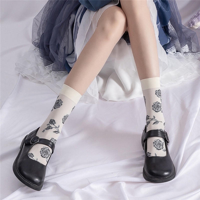 Milky White Socks