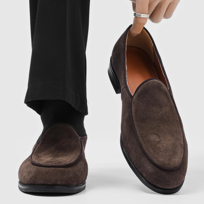 Mens French-style Fashionable Casual Low-cut Dress Shoes