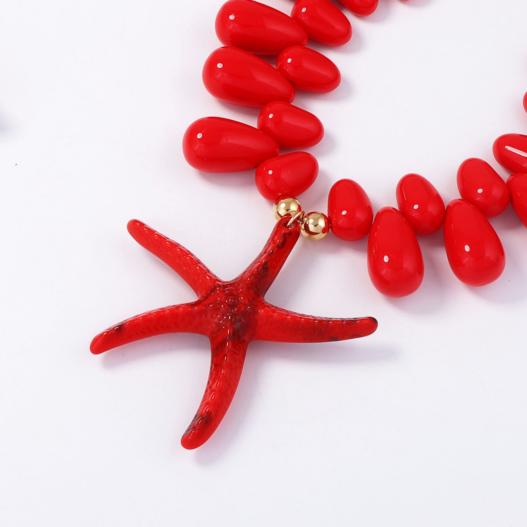 Dramatic Starfish Pendant Necklace For Women