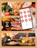 Wireless Kitchen Oven Thermometer view 15