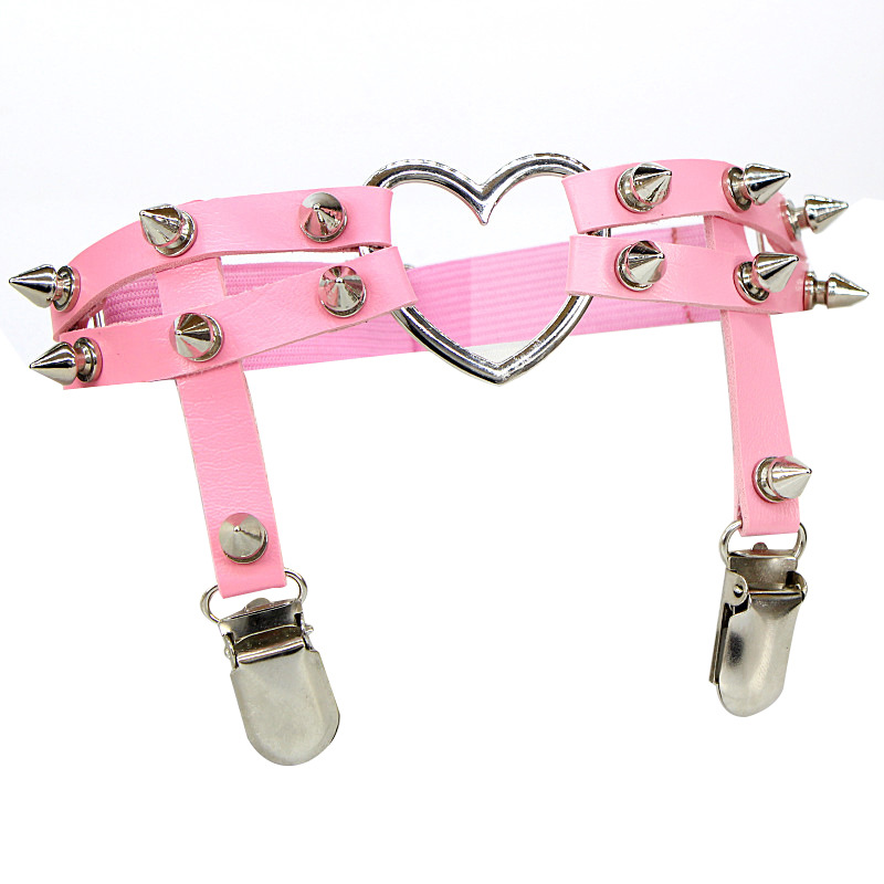 Parure Cuissarde Cœur Spikes — vue 3