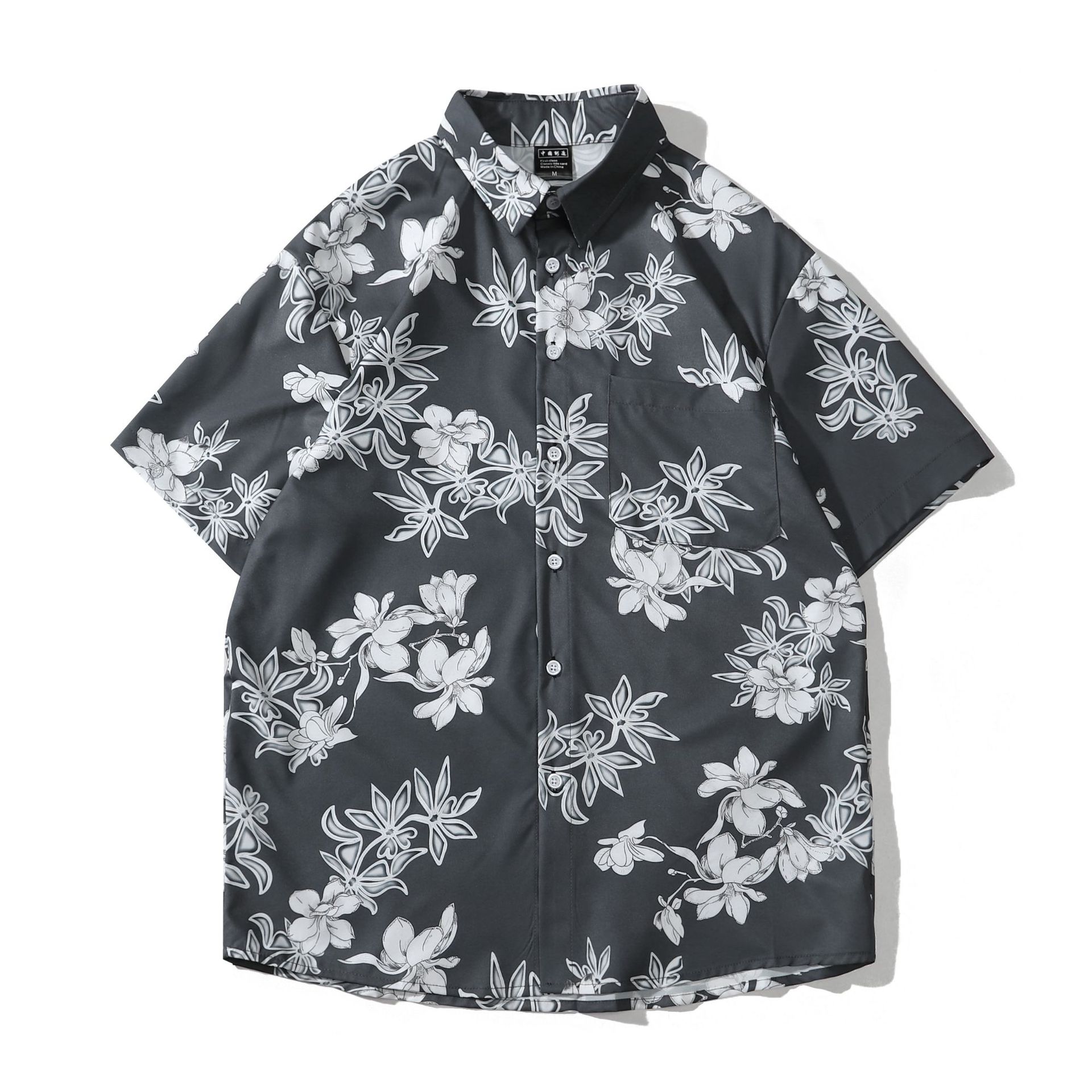 Title 1, Camisa Havaiana Vintage Masculina de Flores par...