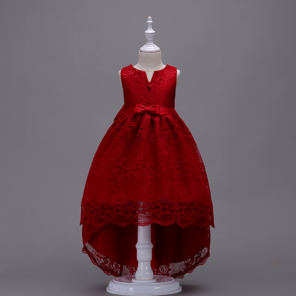 Children's Dress Trailing Lace Dance