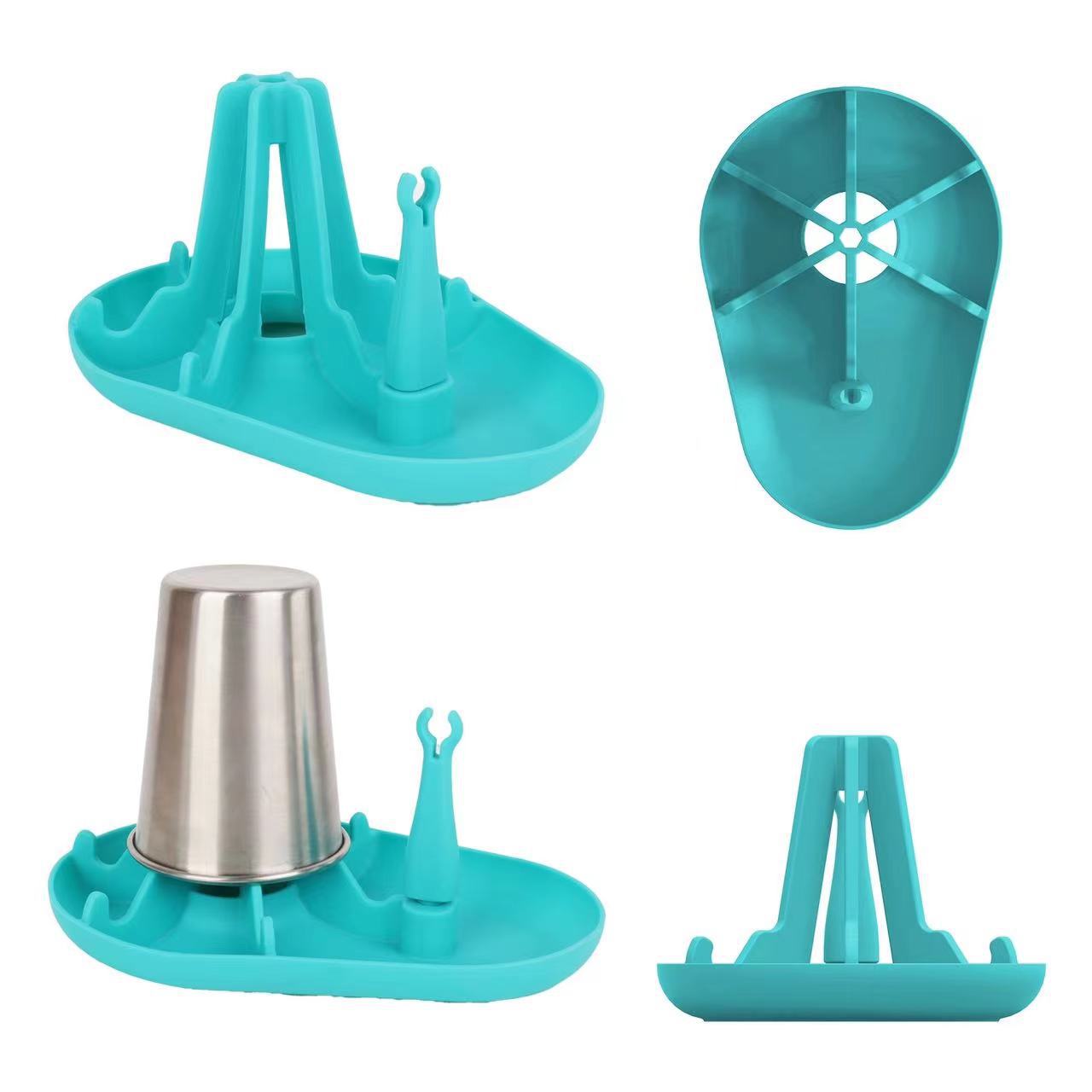 Title 5, Silicone Cup For Water Dry Desktop Draining Rack