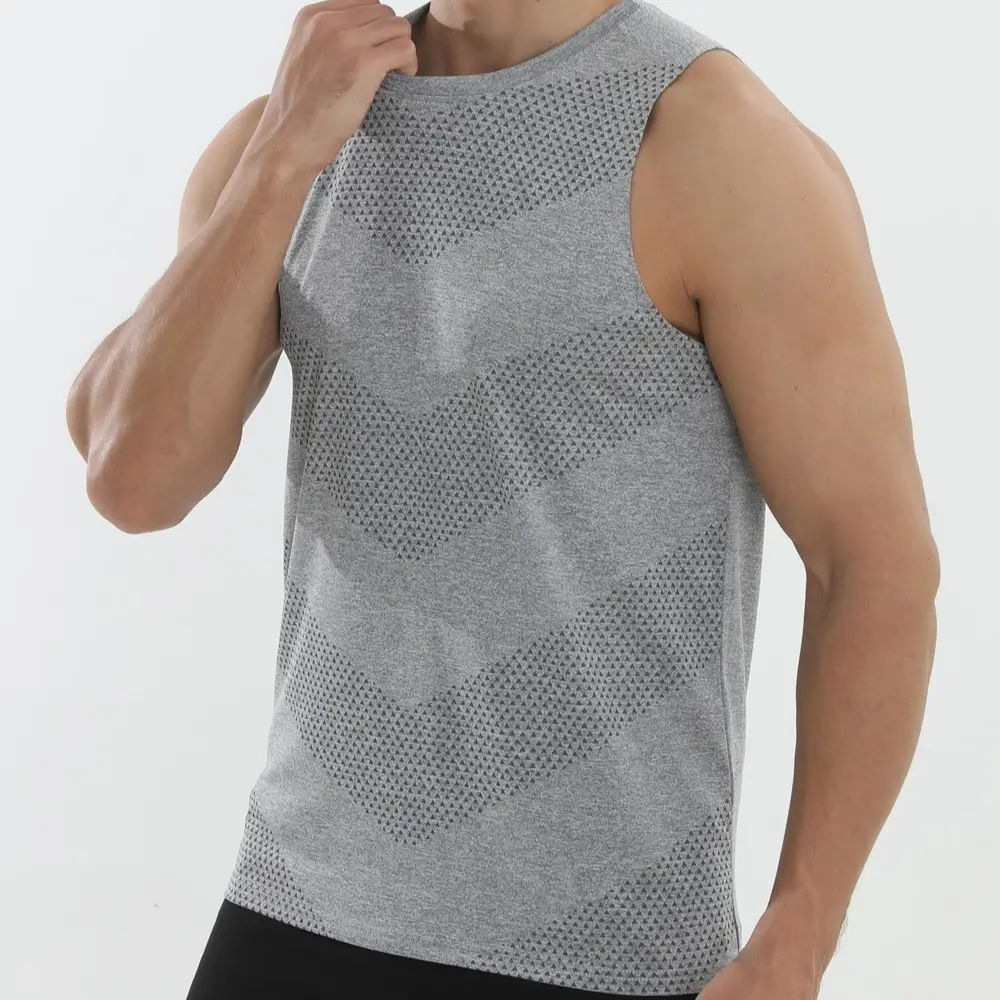 Mens Muscle-fit Running Vest Sports Sleeveless Undershirt