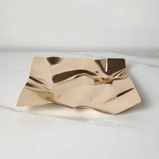 Modern Simple Metal Irregular Fruit Plate