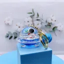 Blue Flying Ship Planet
