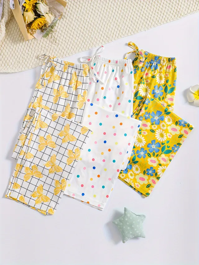 Milk Silk Pajama Pants Long Women's Thin Breathable L676869 L - Shop at LoveMi