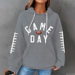 Hooded Long Sleeve Sweater All-matching Loose - G44Z673-3Xl - View 1