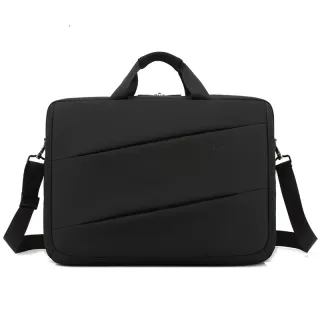 Men's Business Waterproof Wear-resistant Crossbody Handbag - Black