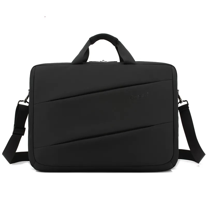 Men's Business Waterproof Wear-resistant Crossbody Handbag - Black