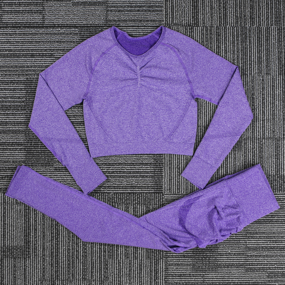 Purple Long Sleeve Trousers-S