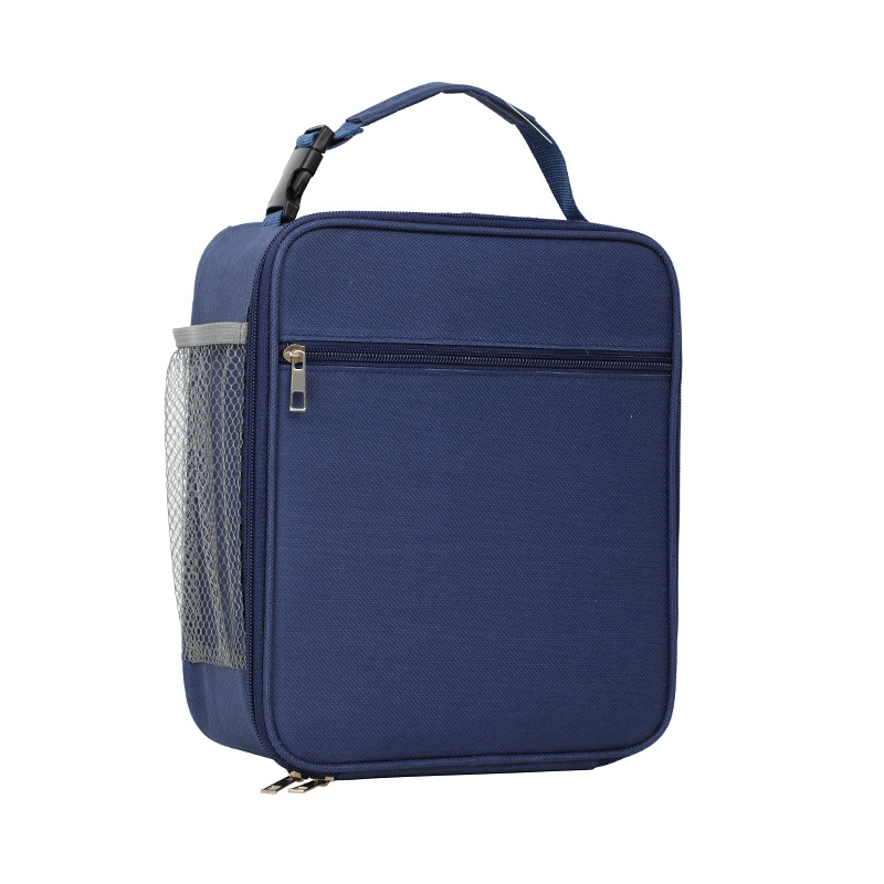 Navy Blue Portable Lunch Bag