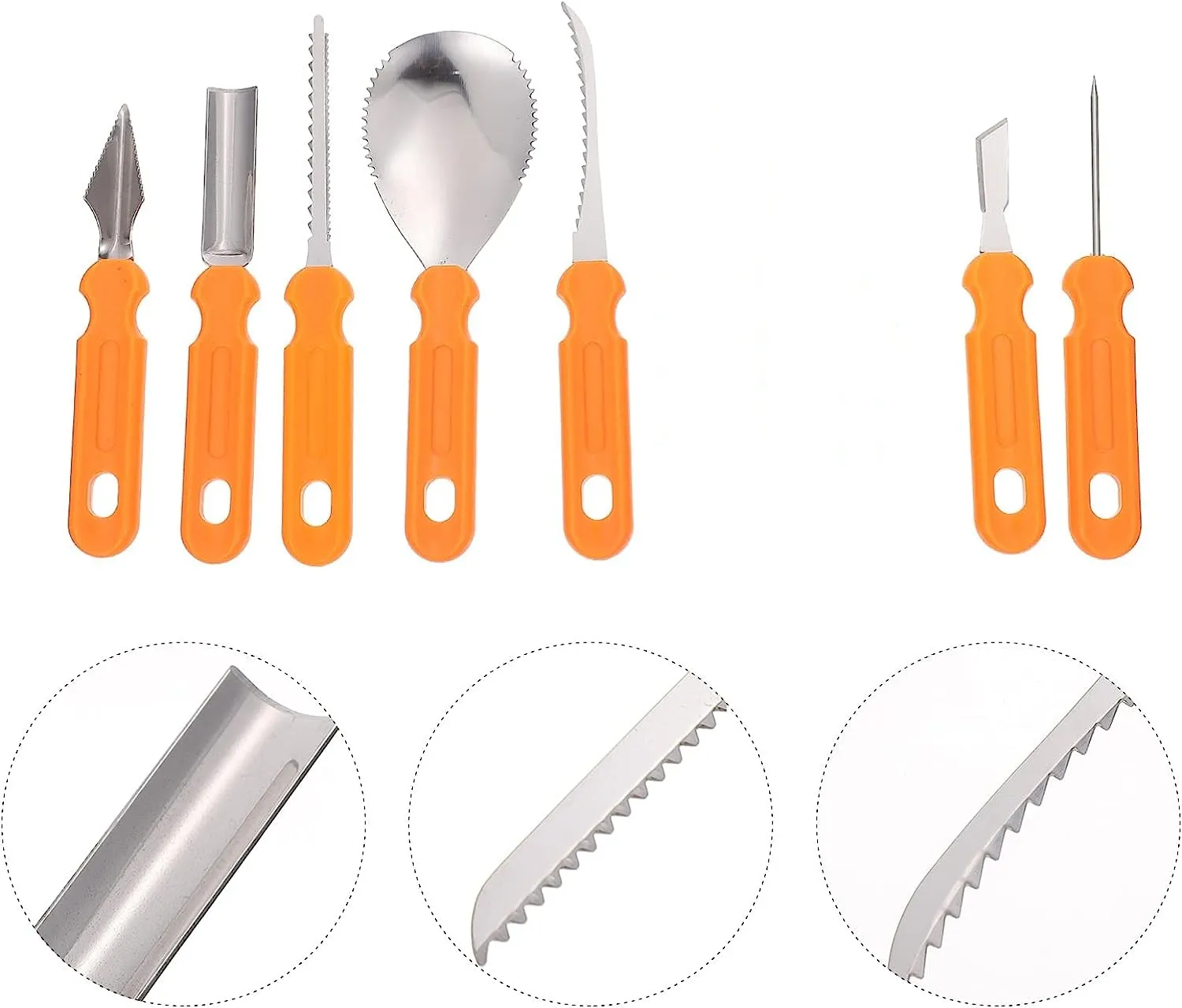 Halloween Stainless Steel Pumpkin Carving Set Fruit Carving Kitchen Gadgets – image 3
